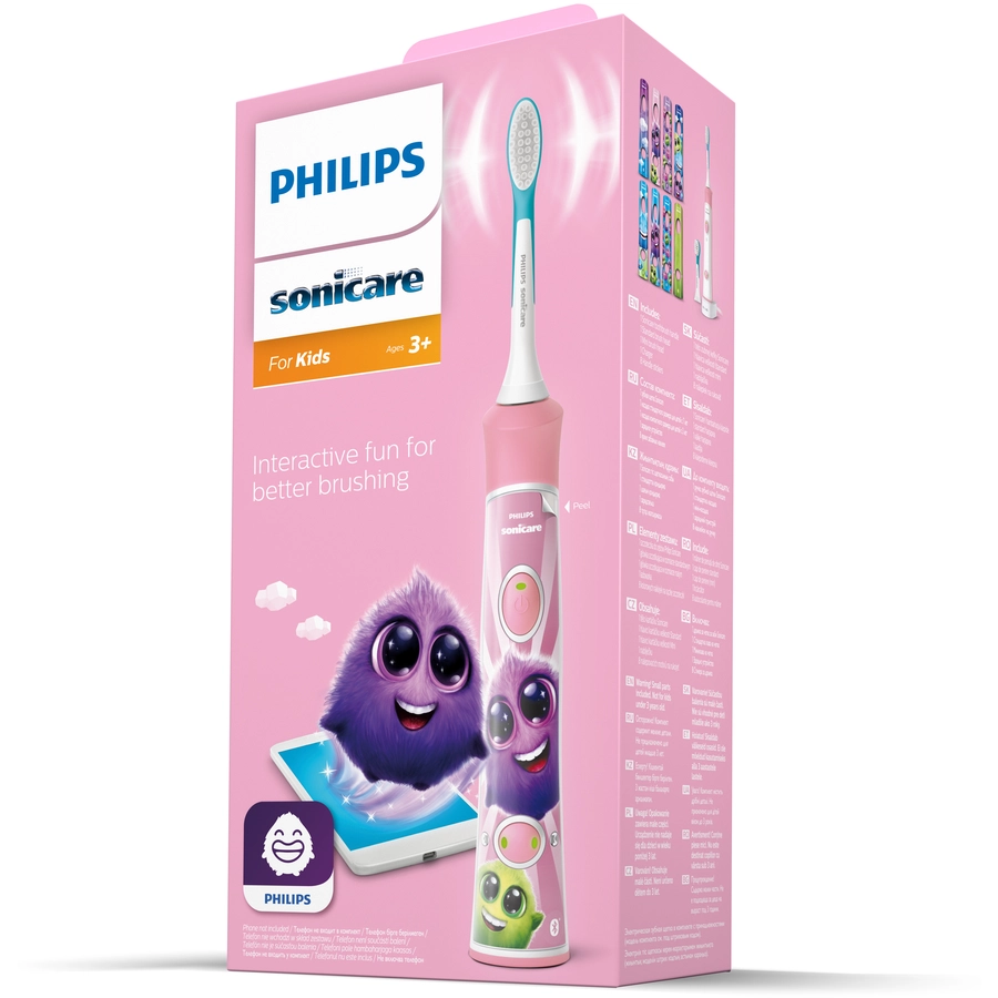 Philips sonicare Elektrische Schallzahnbürste HX635242 For Kids rosa