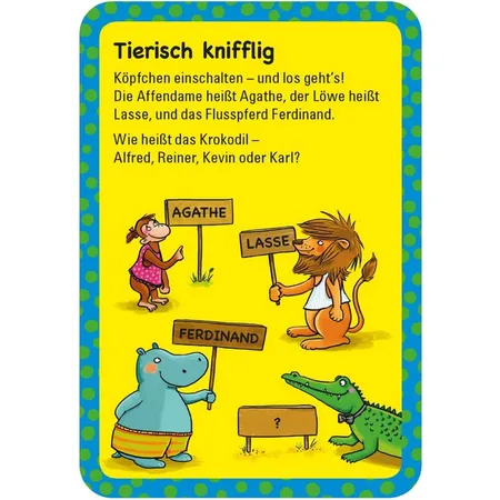 moses. 50 Reise-Regen-Rücksitz Rätsel