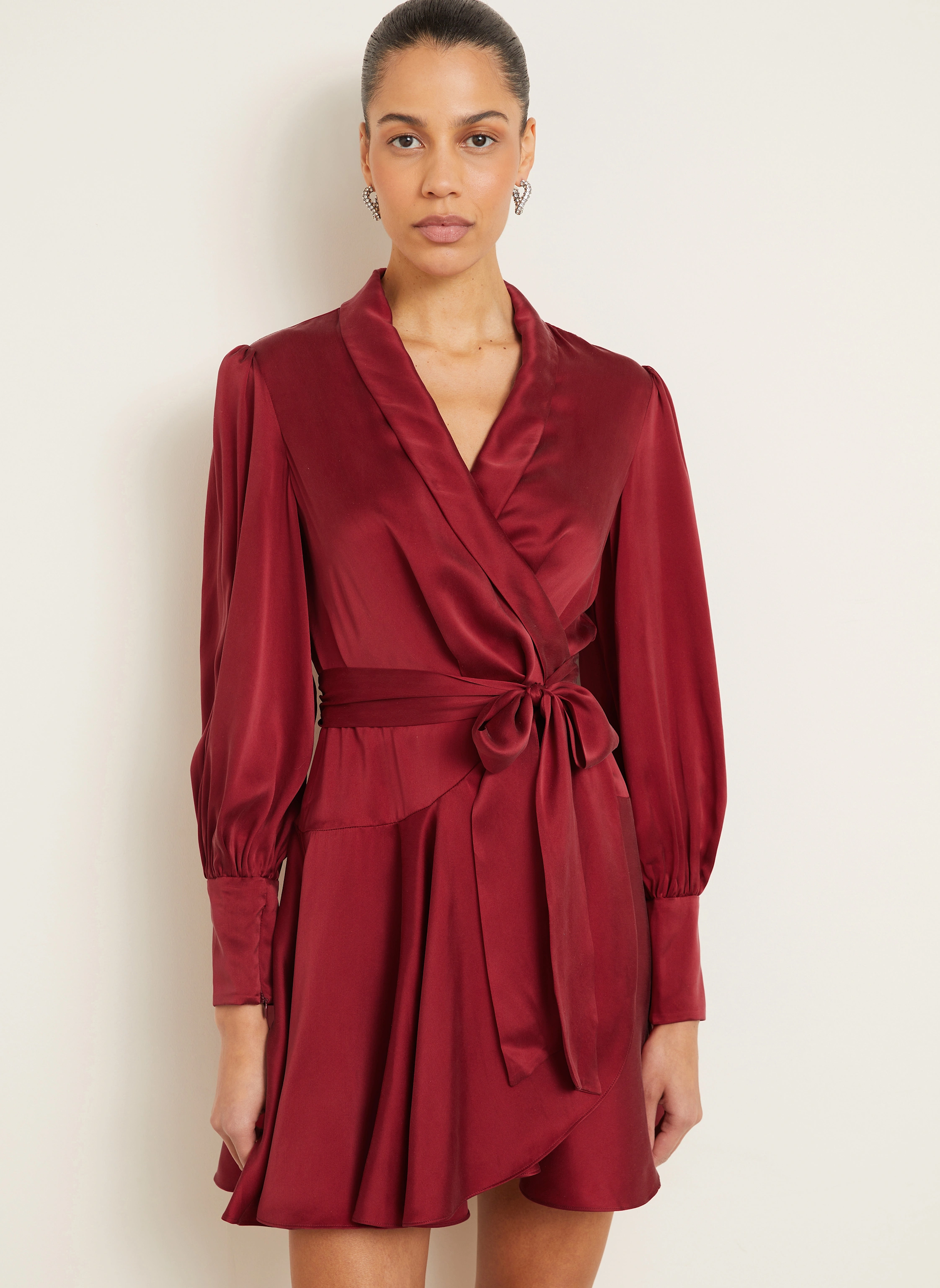 ZIMMERMANN Wickelkleid aus Seide