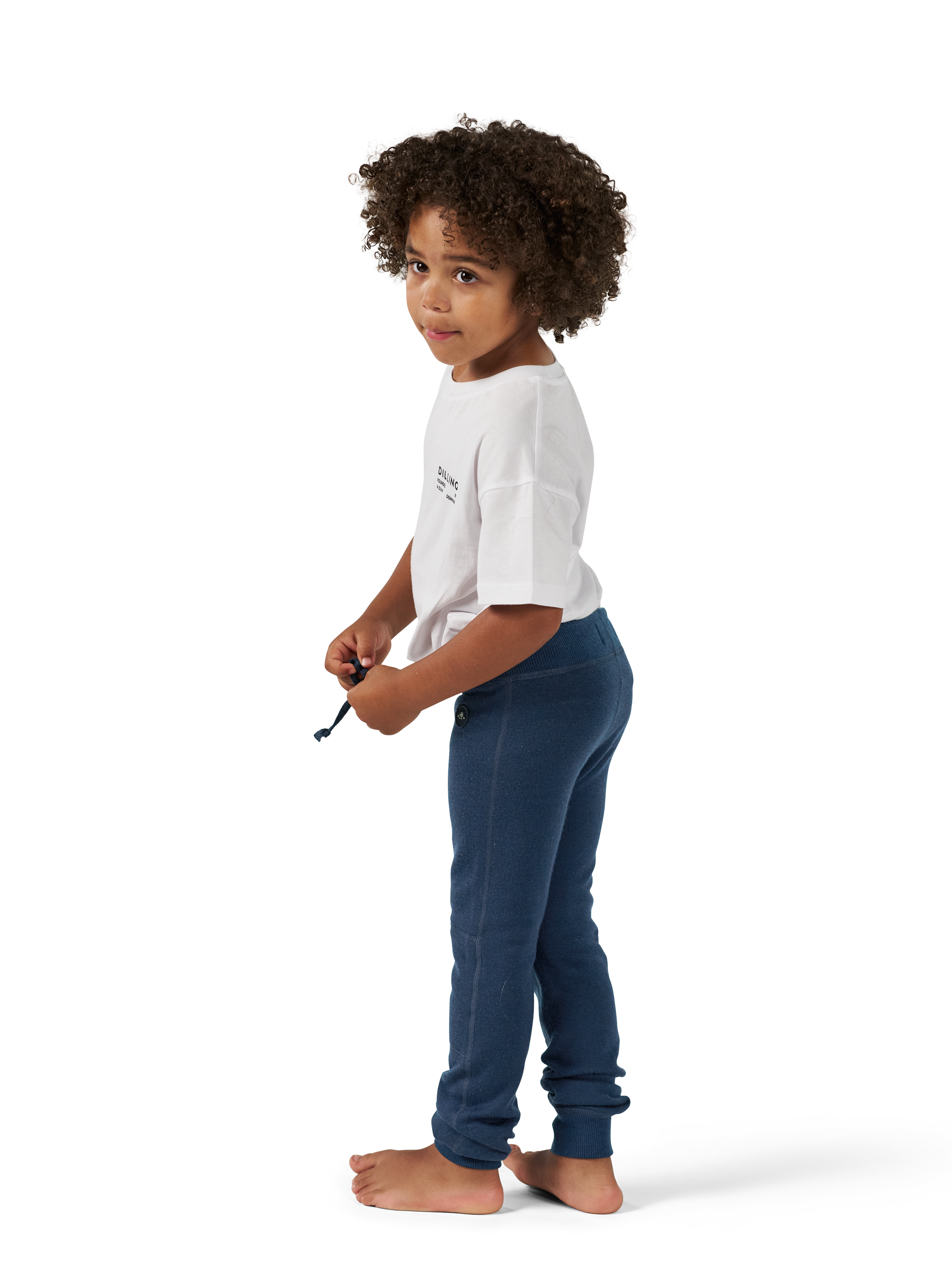Broek van merinowollen terry voor kinderen