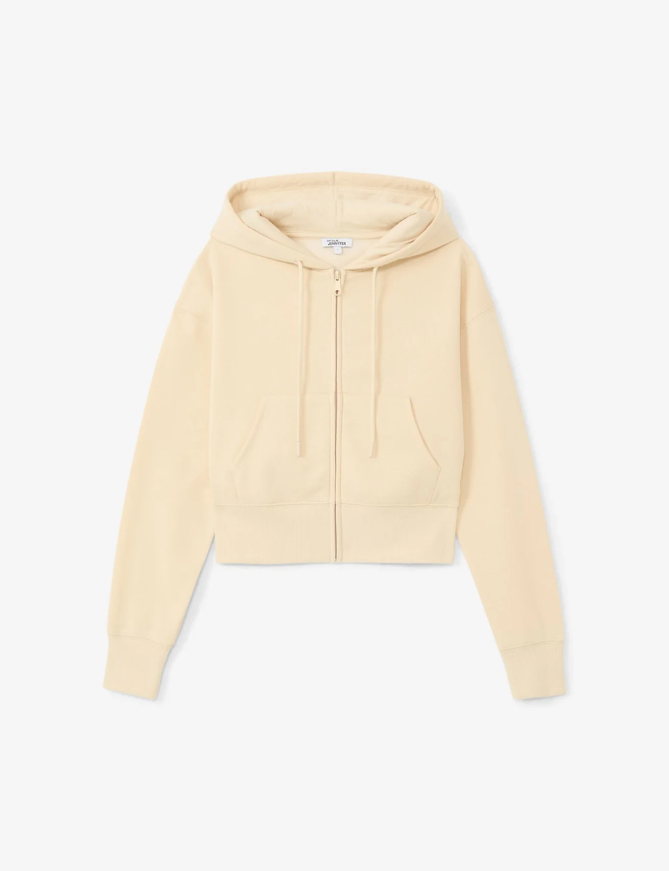 Gilet à capuche beige clair