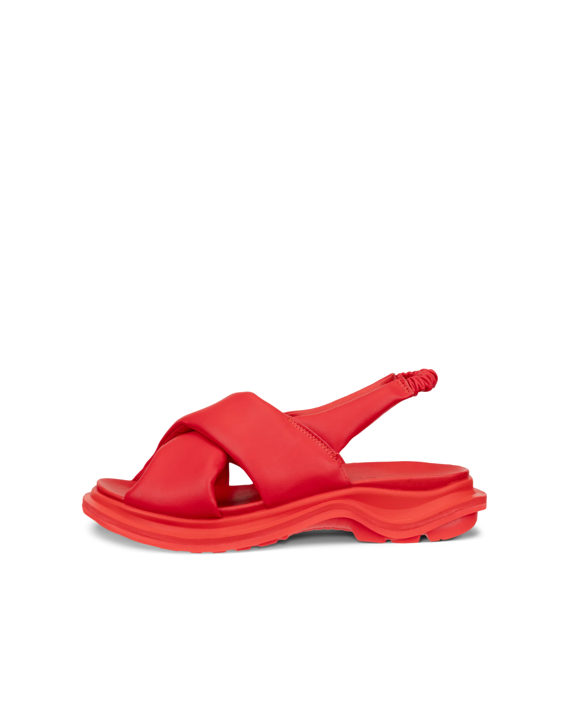 ECCO OFFROAD Damen Trekkingsandale aus Leder Rot