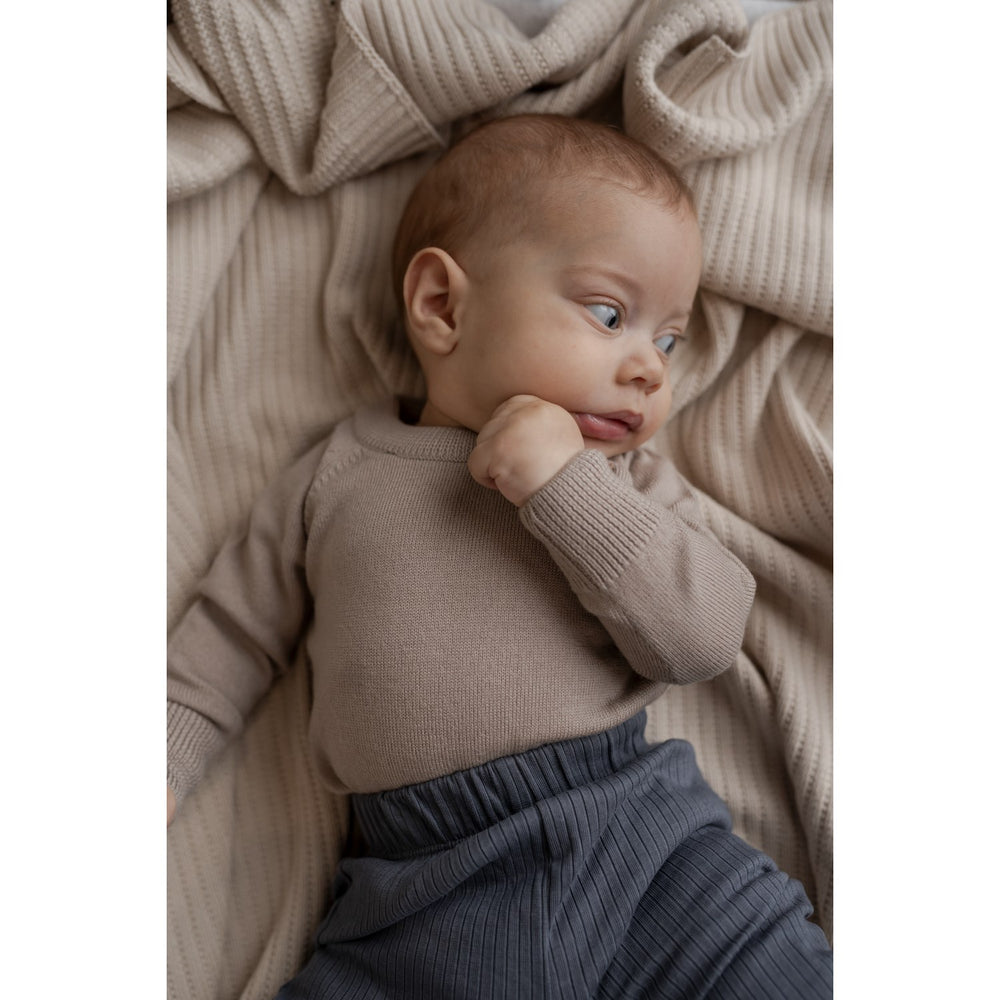Køb Hanevild Cream Oatmeal Martin Romper, Merinowool