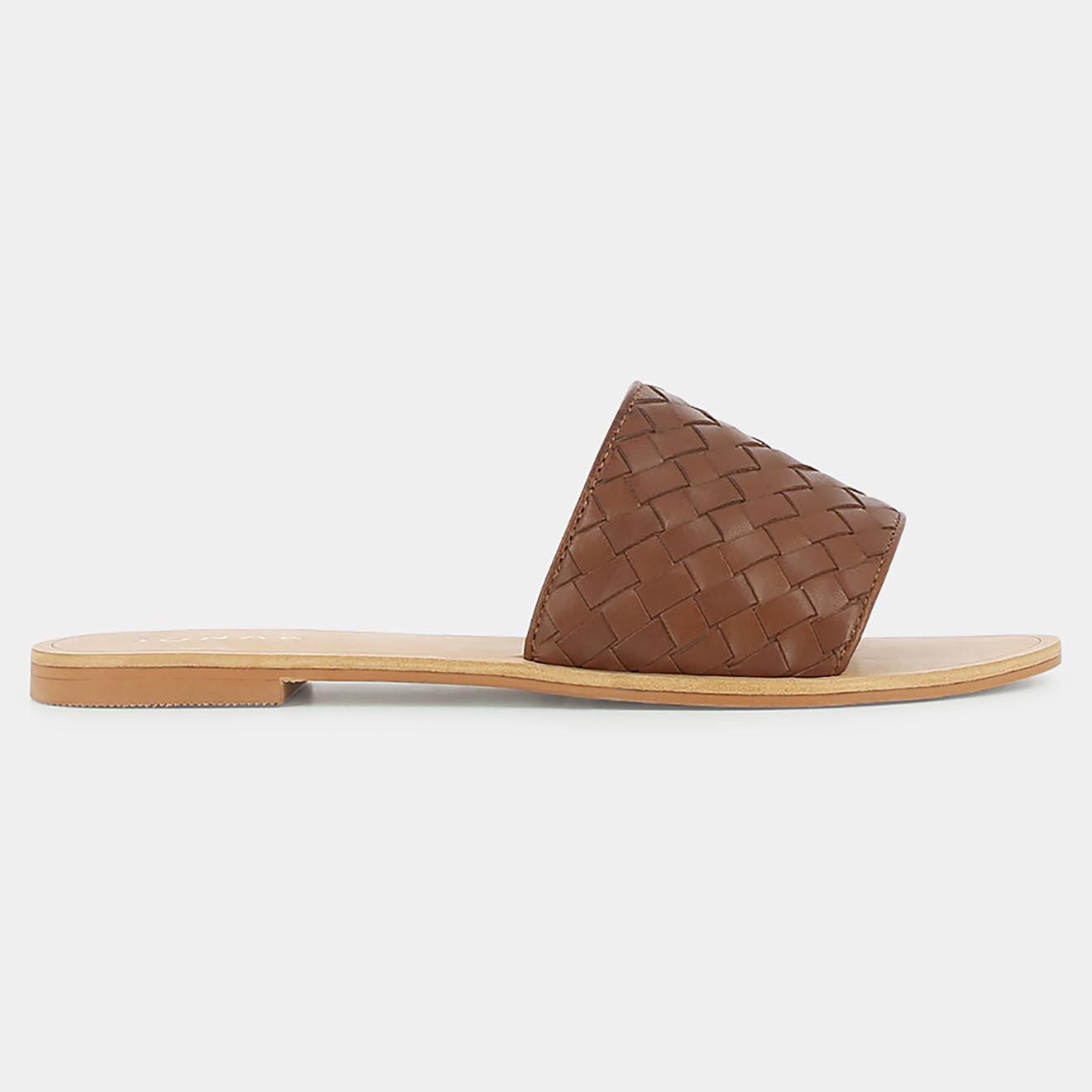 Jonak Mules en Cuir Willy cognac