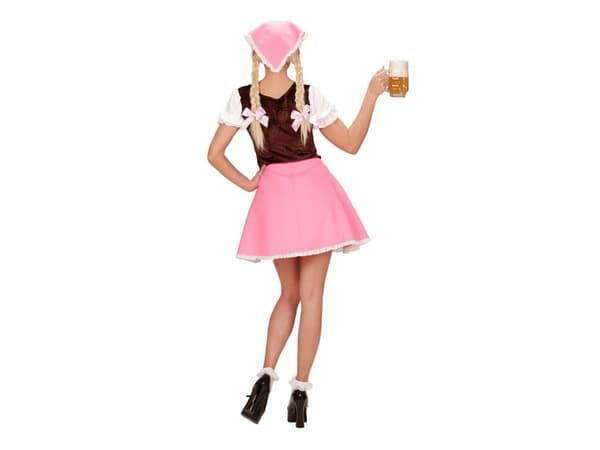 Tyrolerkjole pink