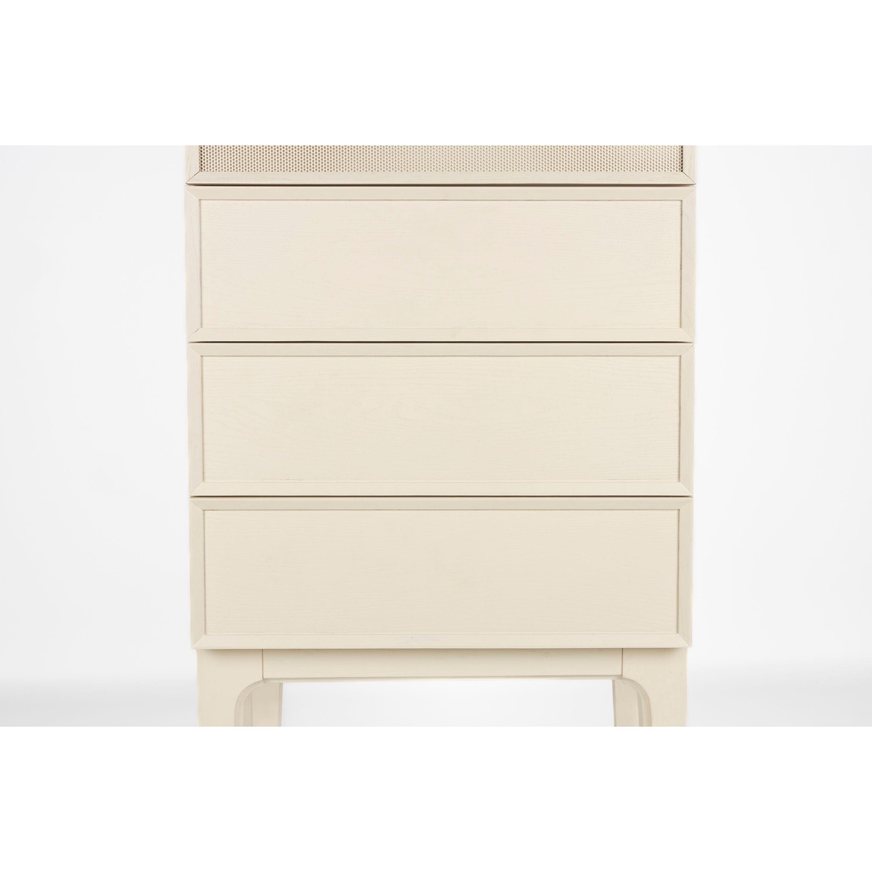 Zuiver June Opbergkast - 3 Lades - Beige