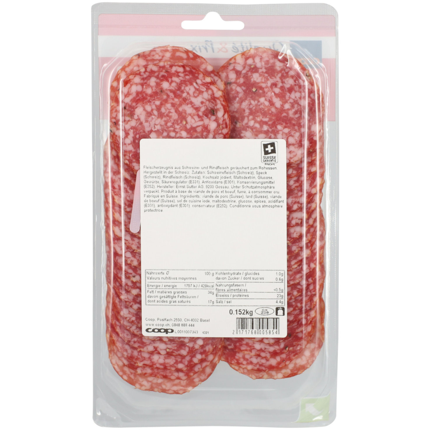 Chämi-Salami geschnitten ca. 150g