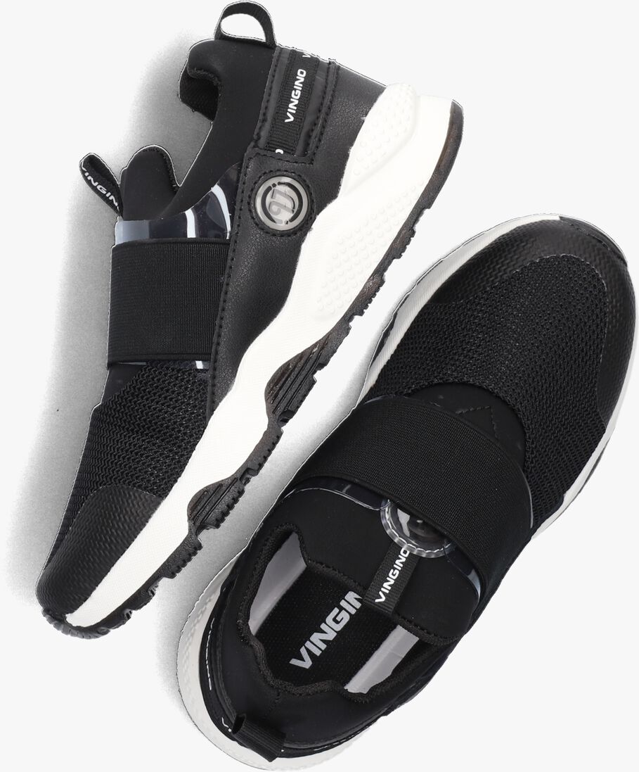 VINGINO zwarte vingino lage sneakers scott