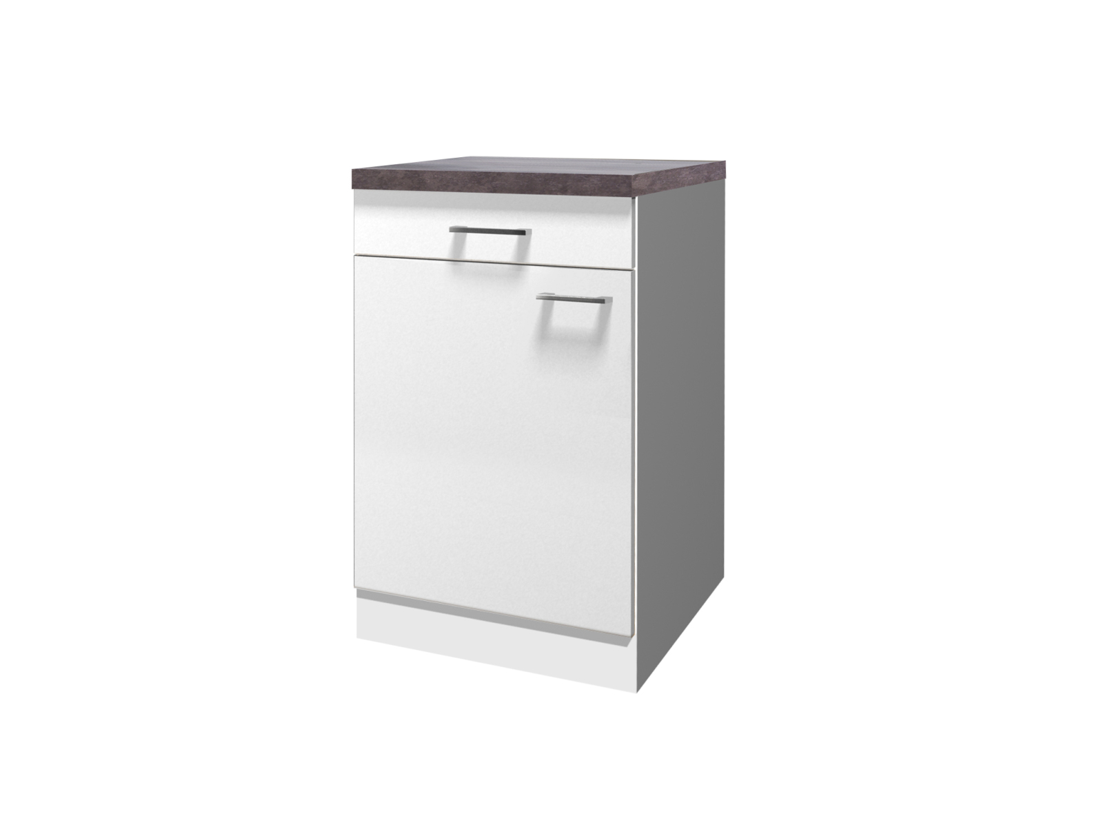 Unterschrank LUCCA - weiß - Caledonia - 50 cm