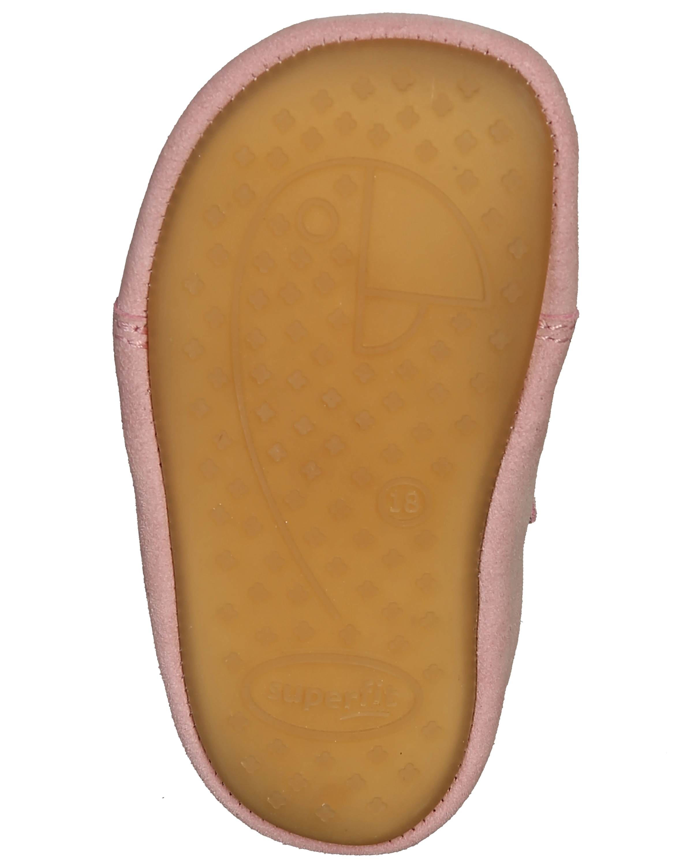 Klett-Krabbelschuhe PAPAGENO - STERN in rosa