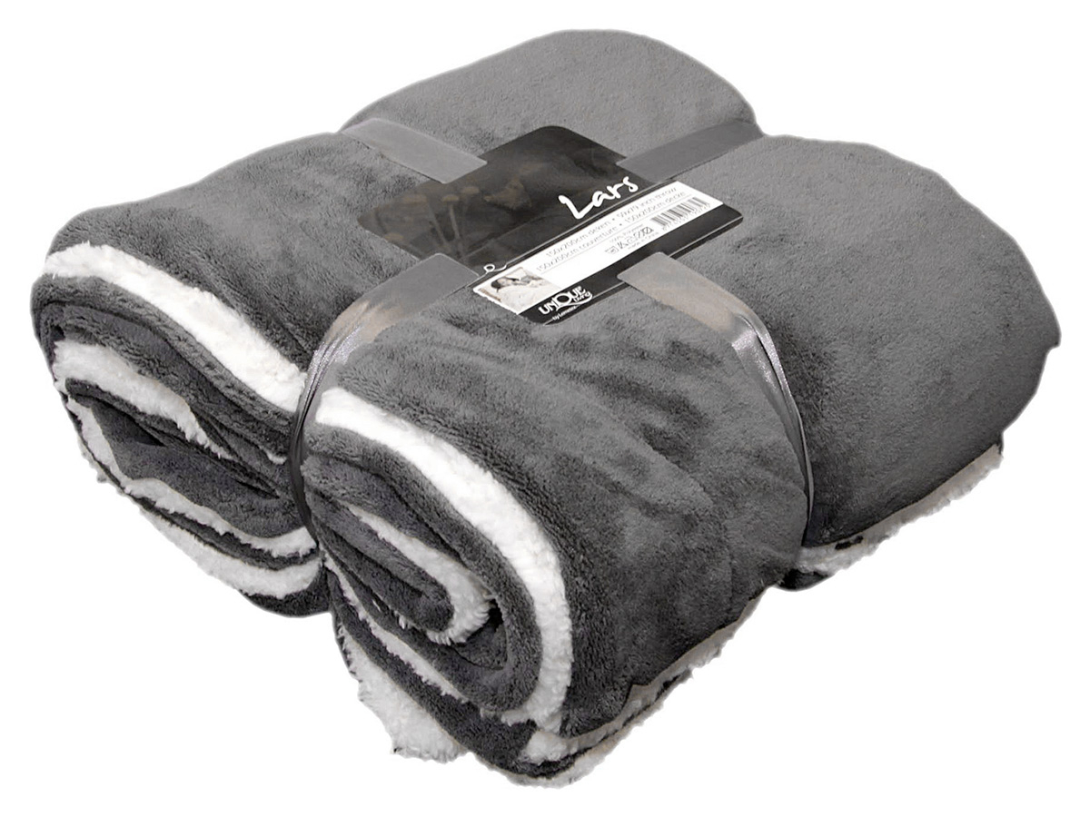 Unique Living Lars plaid - Anthracite