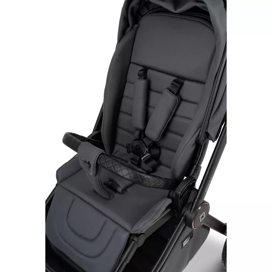 MOON Kombikinderwagen Resea Edition+ anthrazitblack matt