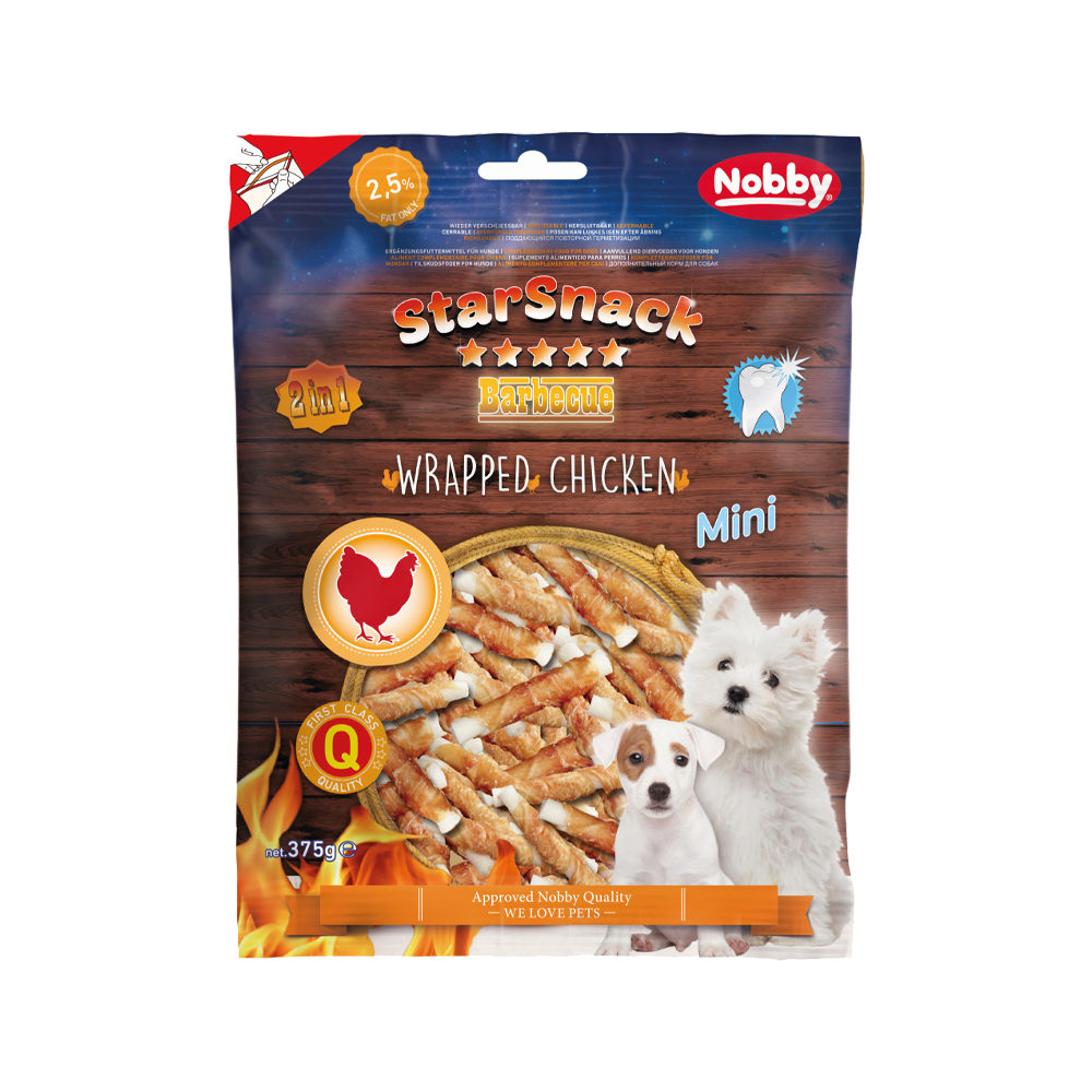 Nobby - Starsnack Barbecue Wrapped Chicken Mini