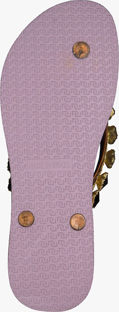 UZURII paarse uzurii teenslippers black flower