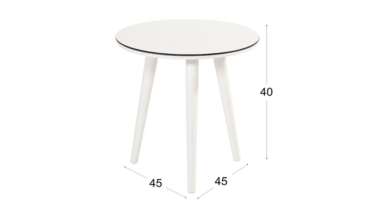 Bijzettafel 65.992.003 Sophie Studio B45 x D45 x H40 cm