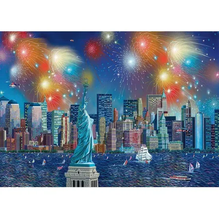 Schmidt Spiele Puzzle - Alexander Chen Freiheitsstatue, 1000 Teile