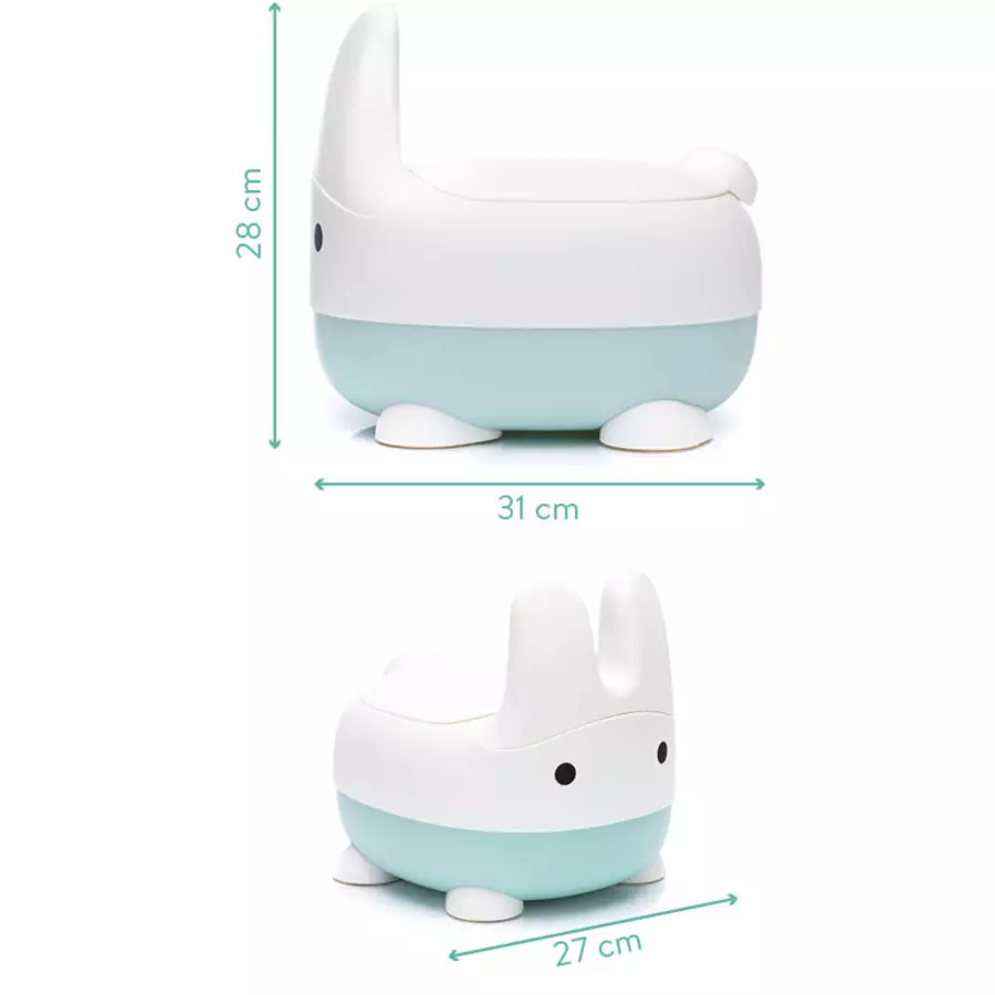 fillikid Töpfchen Rabbit salbei  weiß