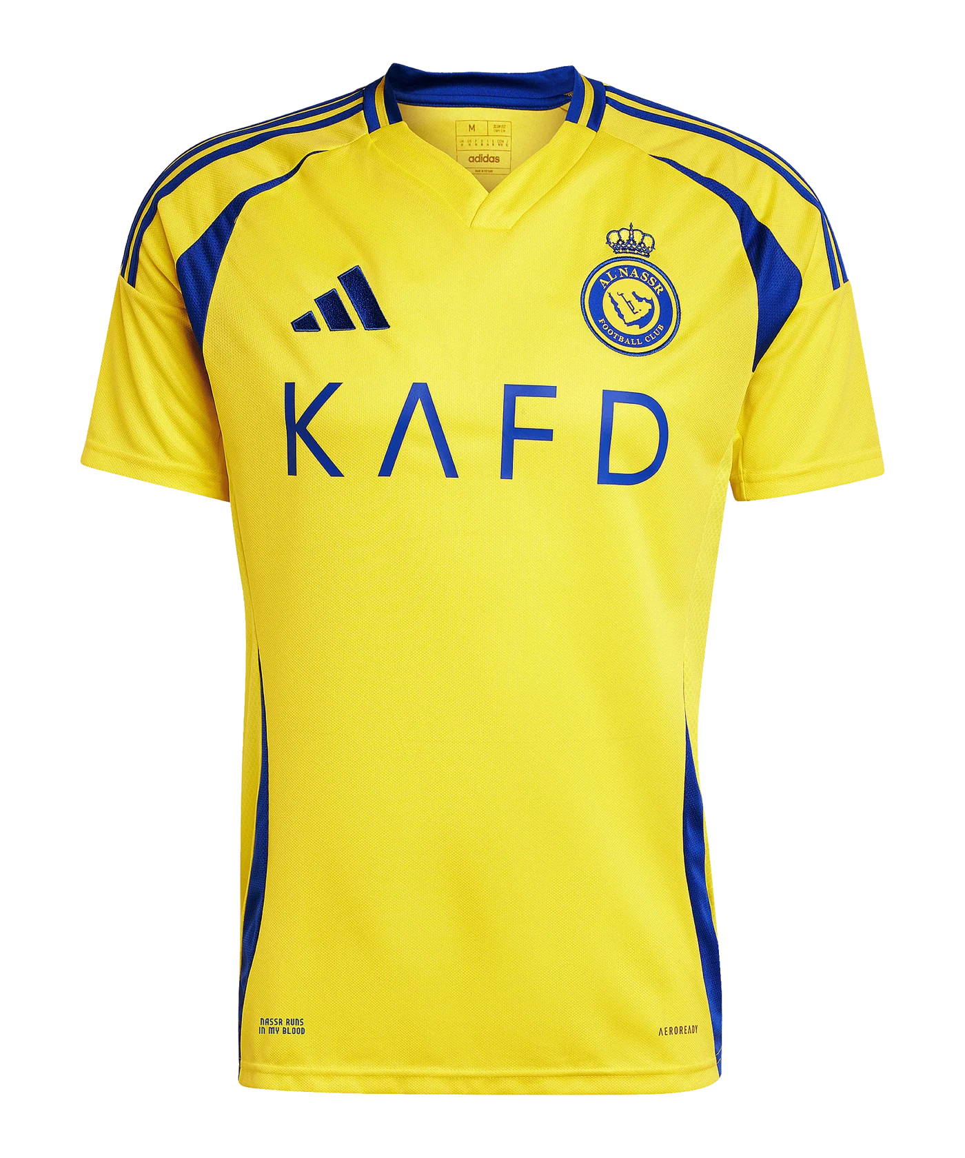 adidas Al Nassr FC 24/25 Ronaldo Home Jersey Yellow
