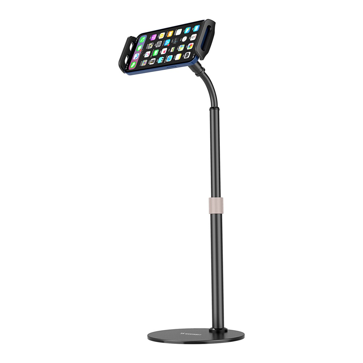 Ständer für Tablet und Telefon auf dem Schreibtisch Schwarz