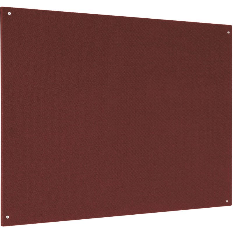 Tableau d'affichage en feutre bordeaux de Bi-Office, sans cadre, 90 x 60 cm