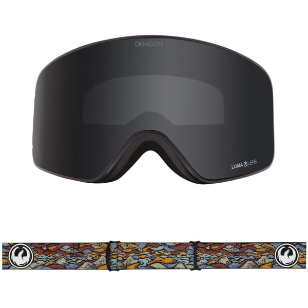 Masque de ski DRAGON NFX MAG OTG GIGIRUF24/LLDARKSMOKE+LLLTROSE
