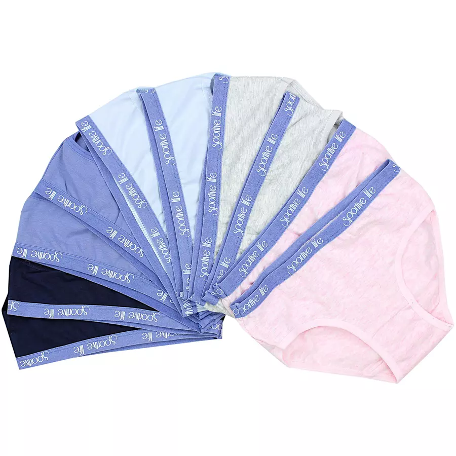 TupTam Mädchen Slips mit Aufdruck 10er Pack dunkelblau