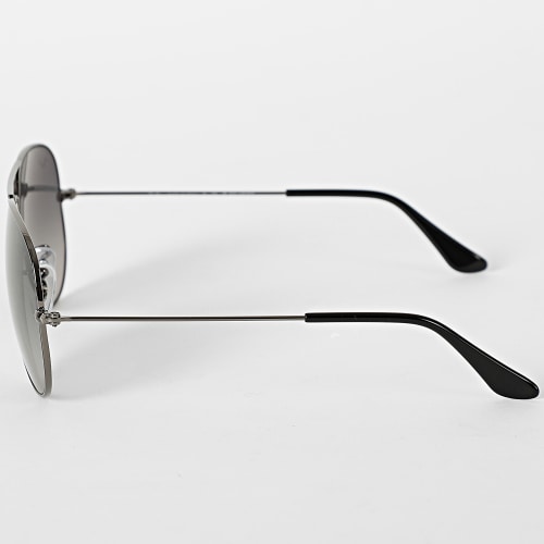 Lunettes De Soleil Aviator Large Metal RB3025 Bleu Dégradé Gunmetal