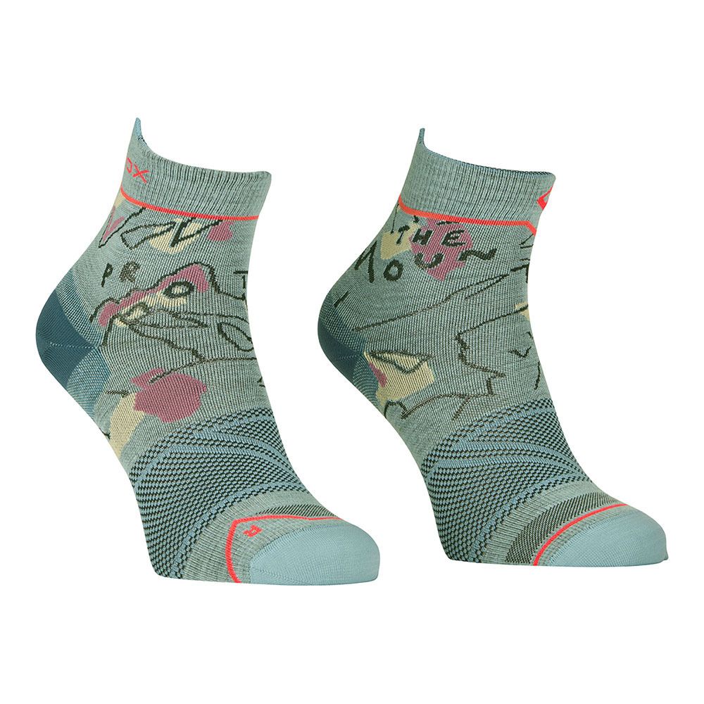 Ortovox ALPINE LIGHT QUARTER - Chaussettes Femme ice waterfall