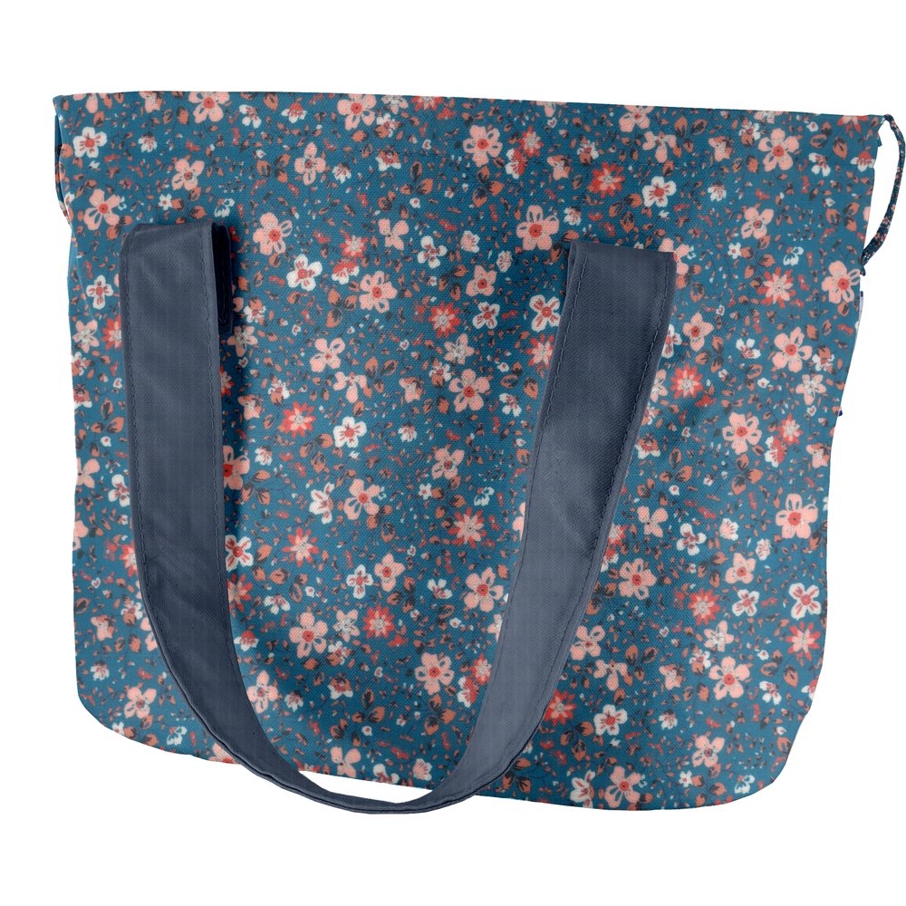 Sac Lunch Isotherme Fleuri Nude Ardoise