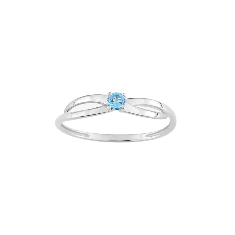 Bague femme - topaze - Or 18 Carats