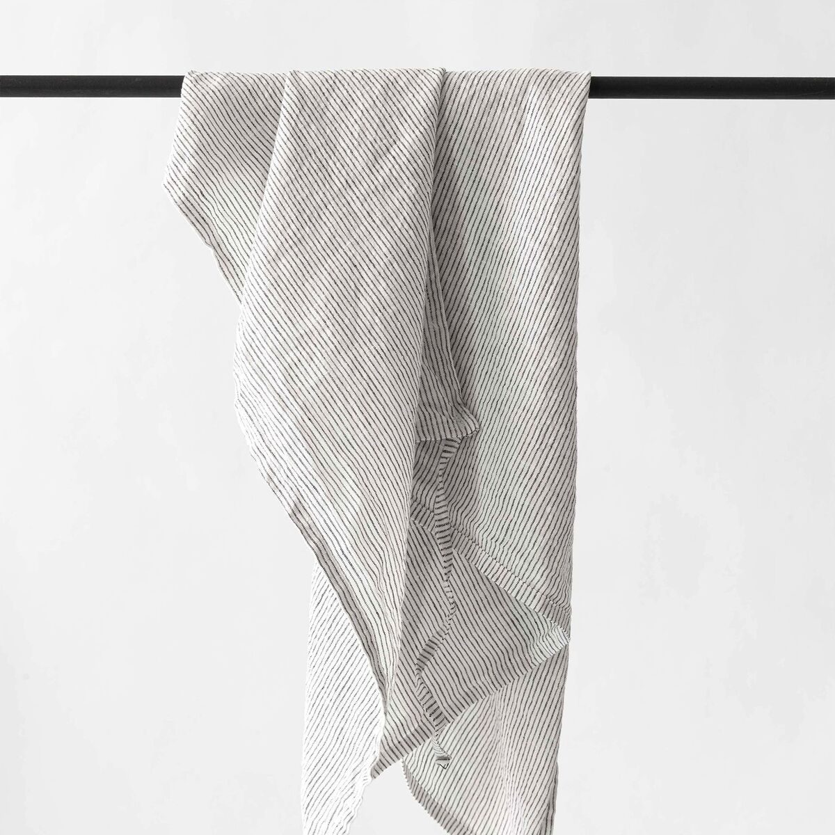 Kjøkkenhåndkle i lin 50x70 cm, pinstripe