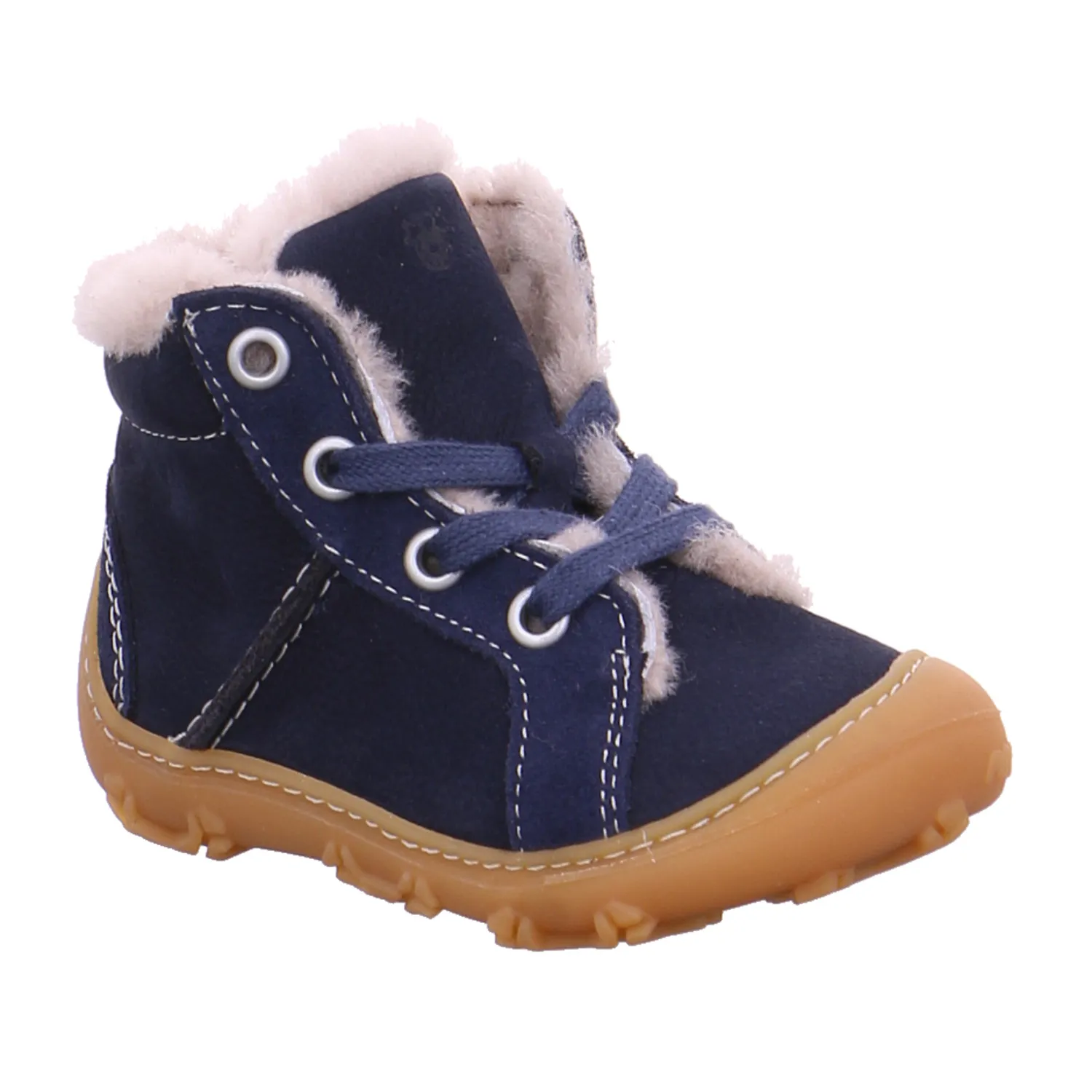 PEPINO Kleinkinder-Winter-Bottine Blau Leder  Bottine Unisex