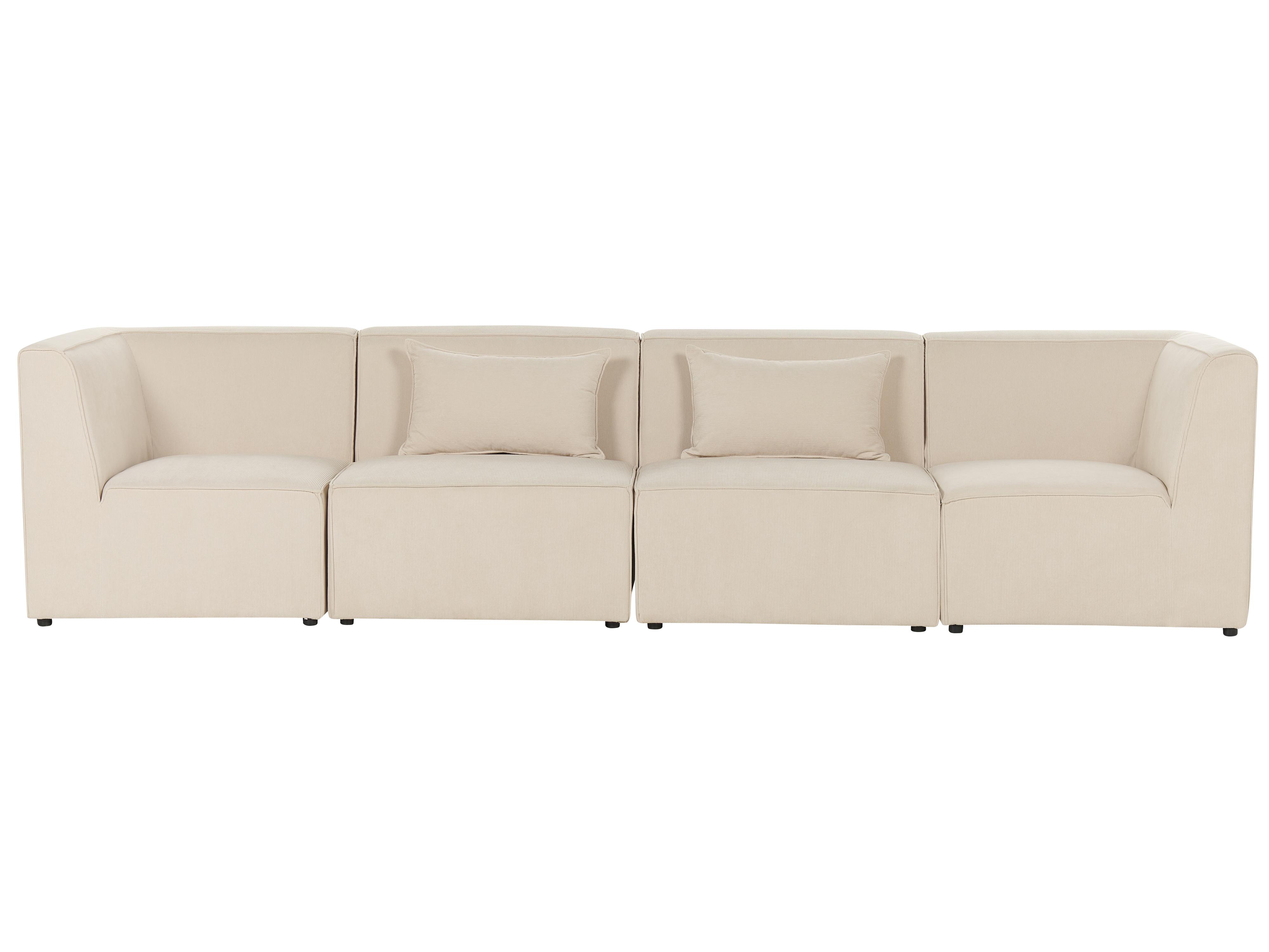 Modulaire bank 4-zits LEMVIG Corduroy Lichtbeige