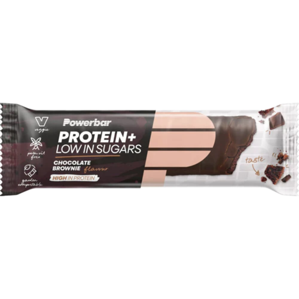 6x PowerBar Proteïne Plus Low Sugar Bar Chocolate Brownie35 gr