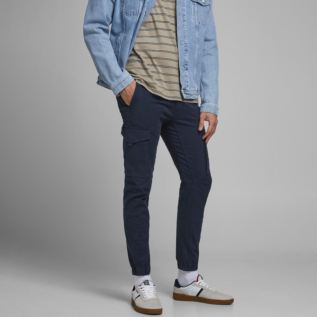 JACK & JONES<br>Calças cargo slim Jjipaul Jjflake