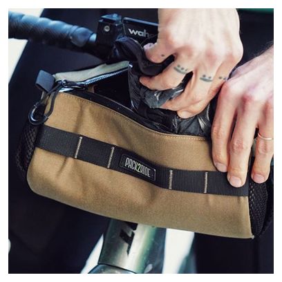 Sacoche de Guidon Pack2Ride Askme 2.5L Beige Coyote