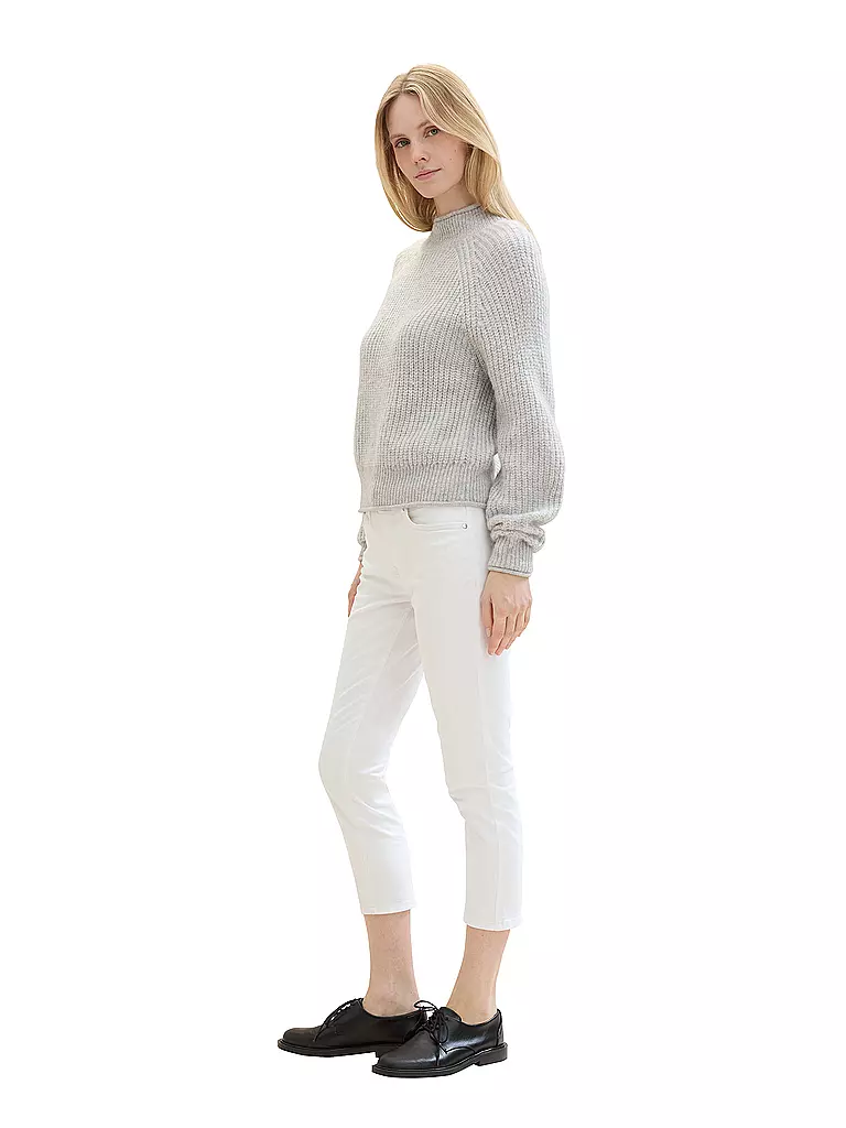 TOM TAILOR Jeans Straight Fit 7/8 ALEXA  weiss