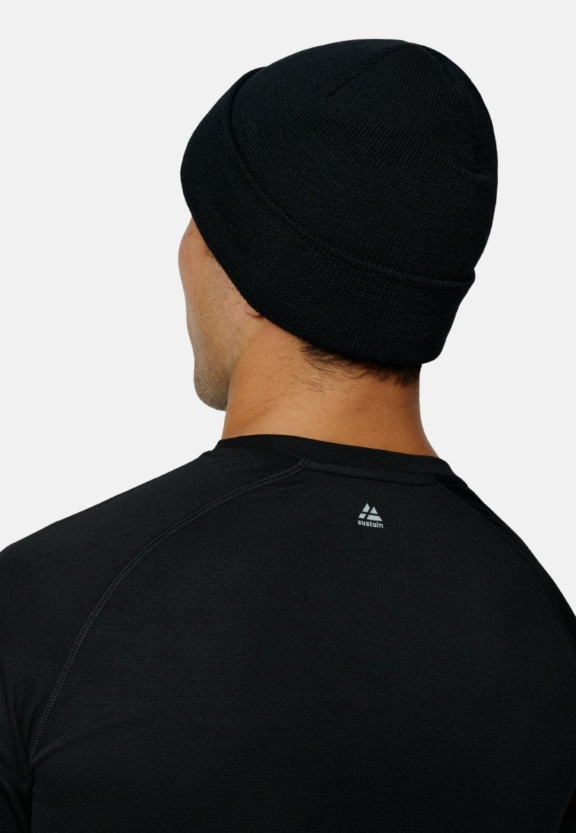 HUE MED FLEECE AF GENANVENDTE MATERIALER