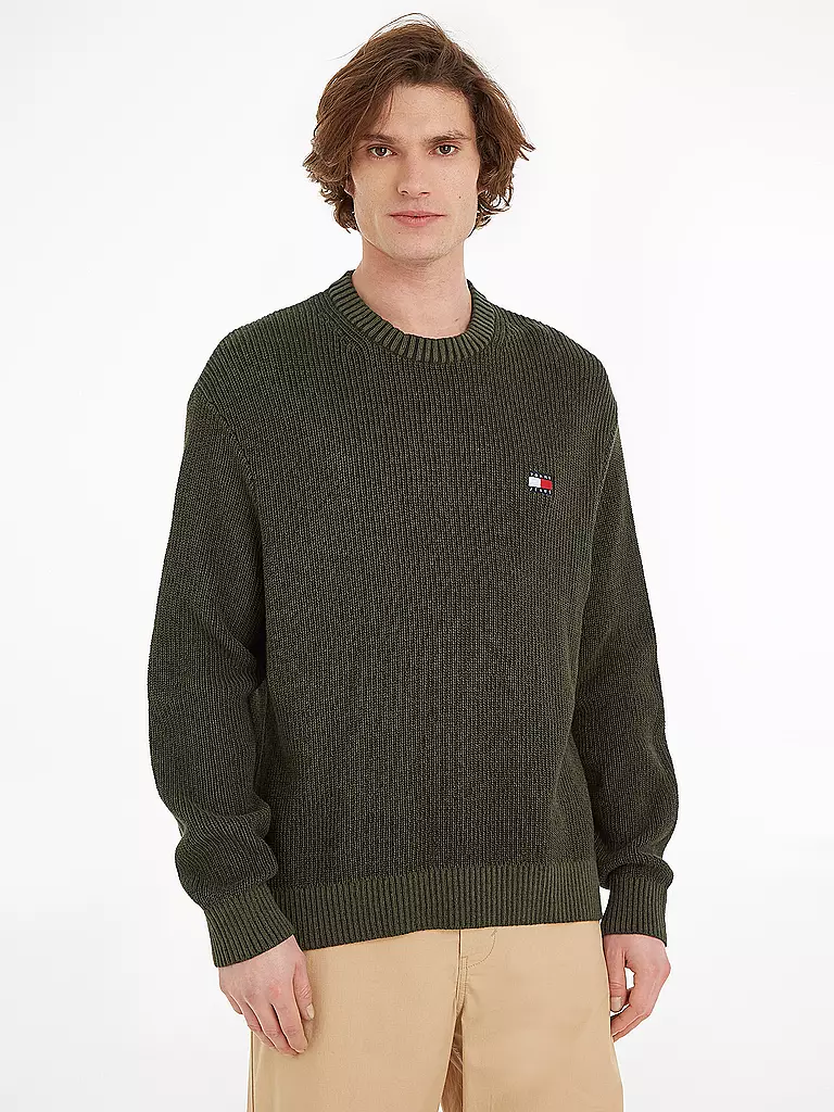 TOMMY JEANS Pullover olive
