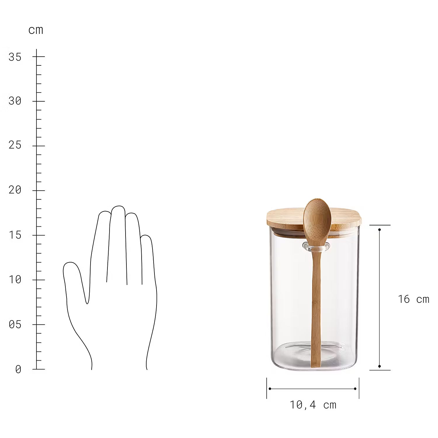 COMPOSITION Vorratsglas
