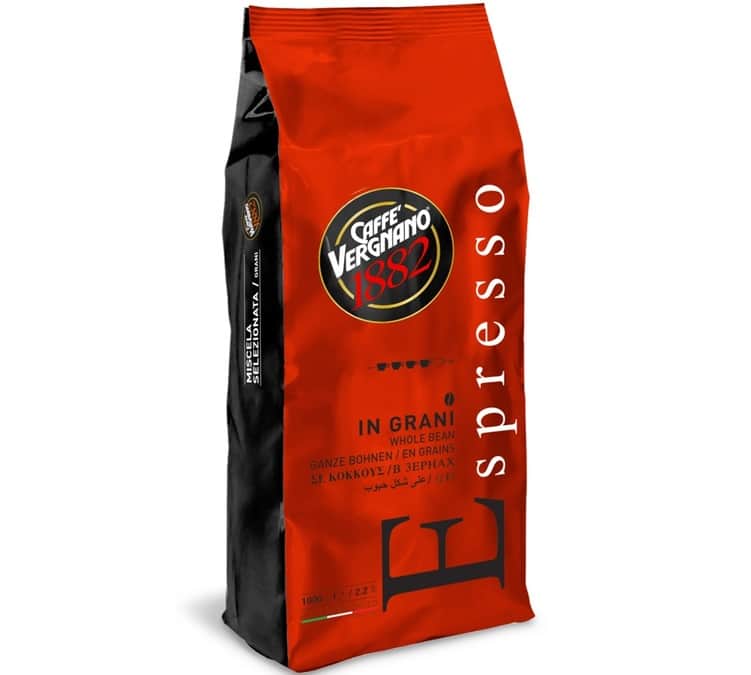 1 Kg Café en grain pour professionnels Espresso - Caffè Vergnano