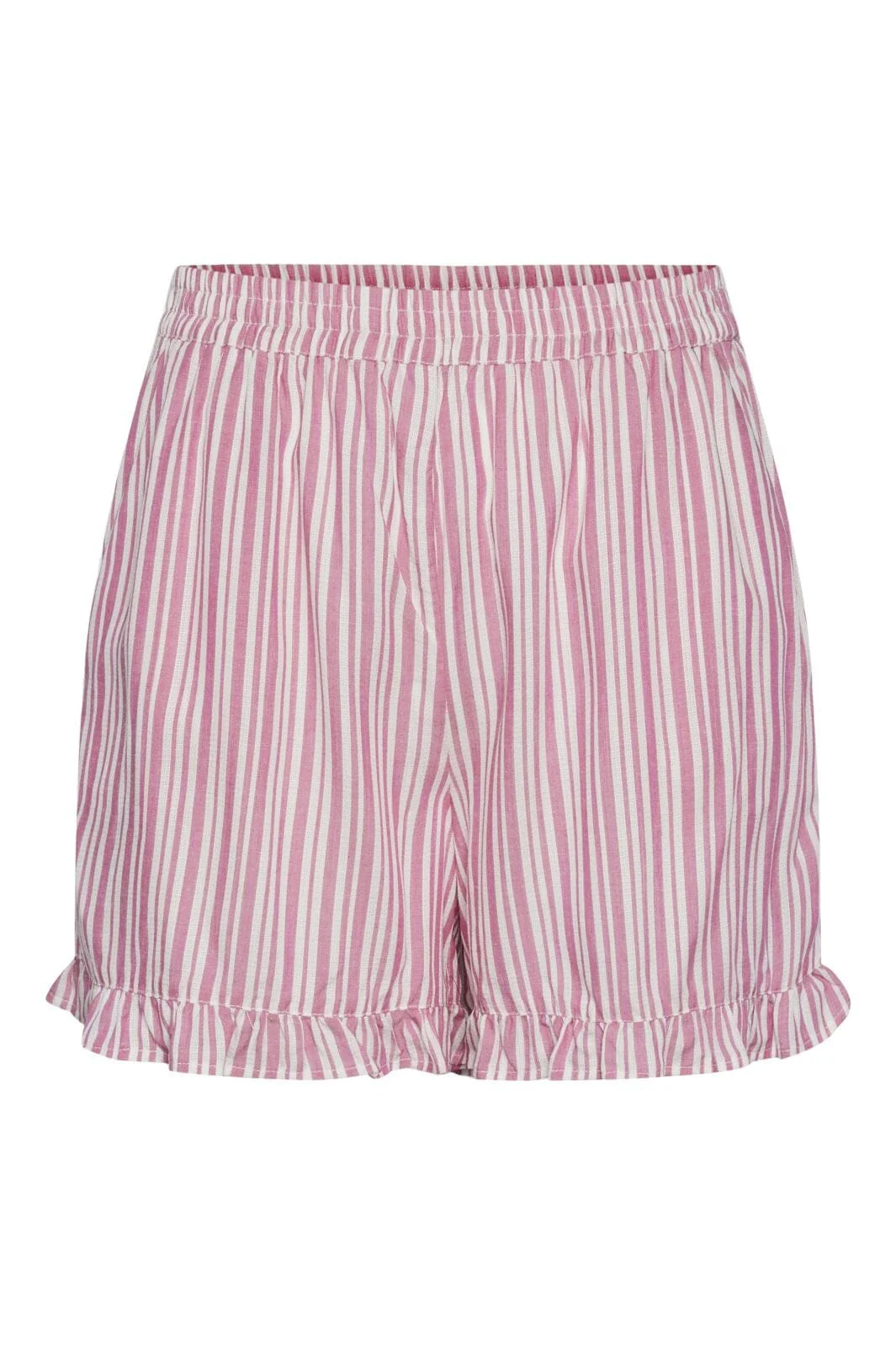 Pieces Pcalvina Shorts 4471846 ibis rose cloud dancer