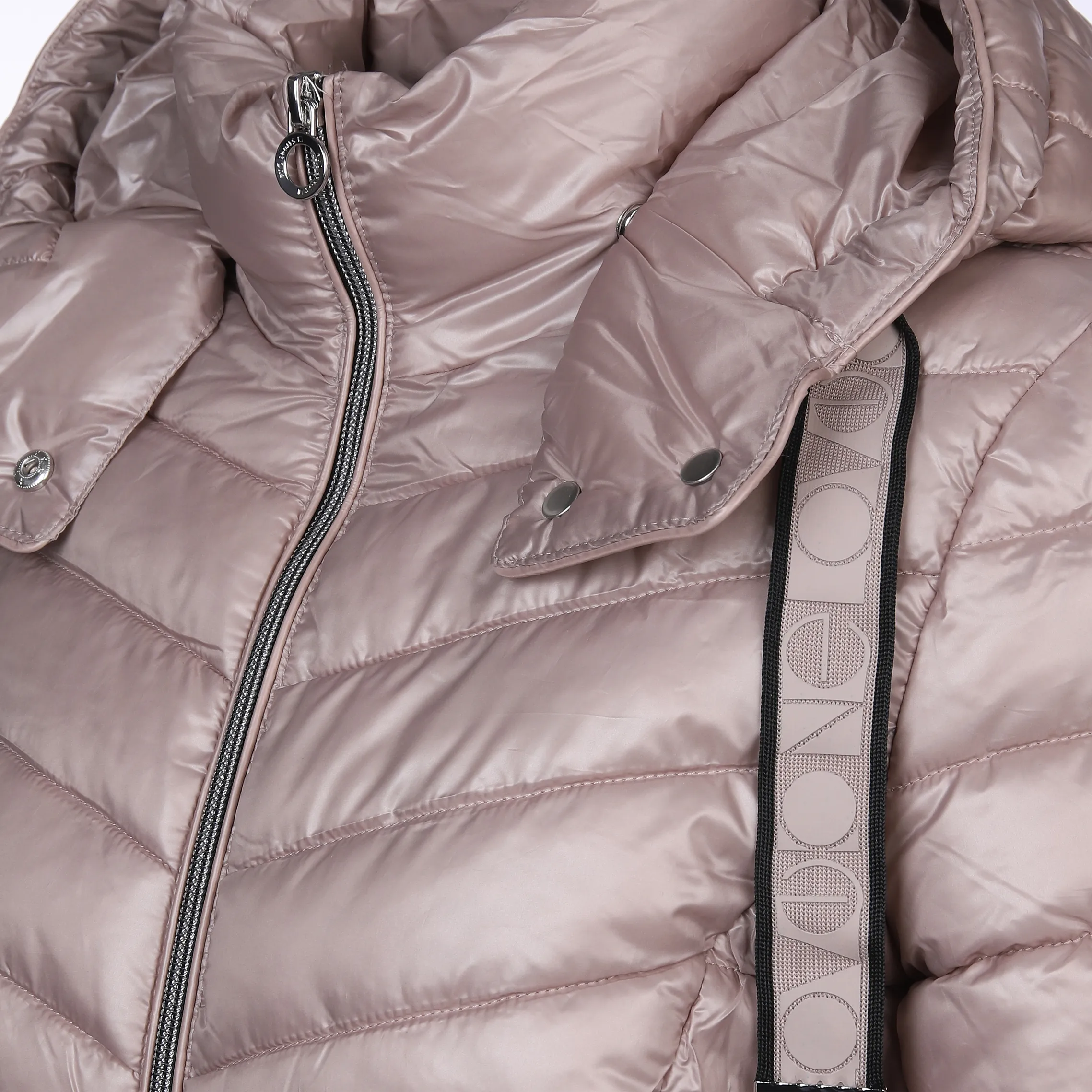 Damen Steppjacke mit abnehmbarer kapuze