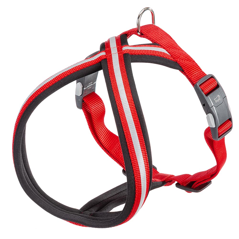 Harnais pour chiens de taille moyenne à grande daytona cross m-l, réfléchissant, avec boucle magnétique