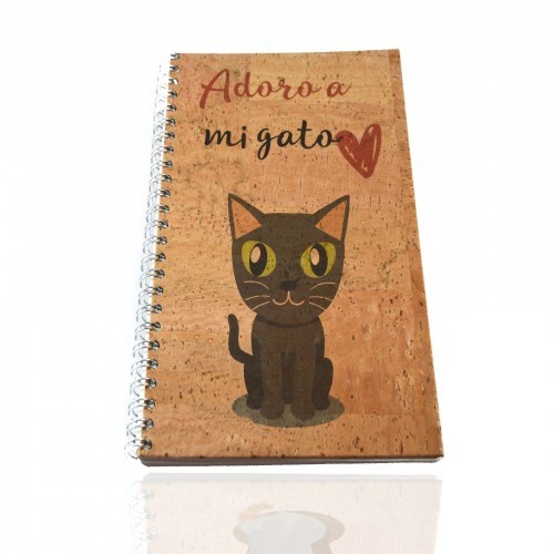 Caderno de cortiça 
