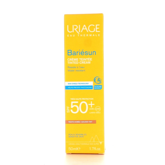 Crème solaire teintée SPF 50+ Uriage Bariesun - Peau sensible