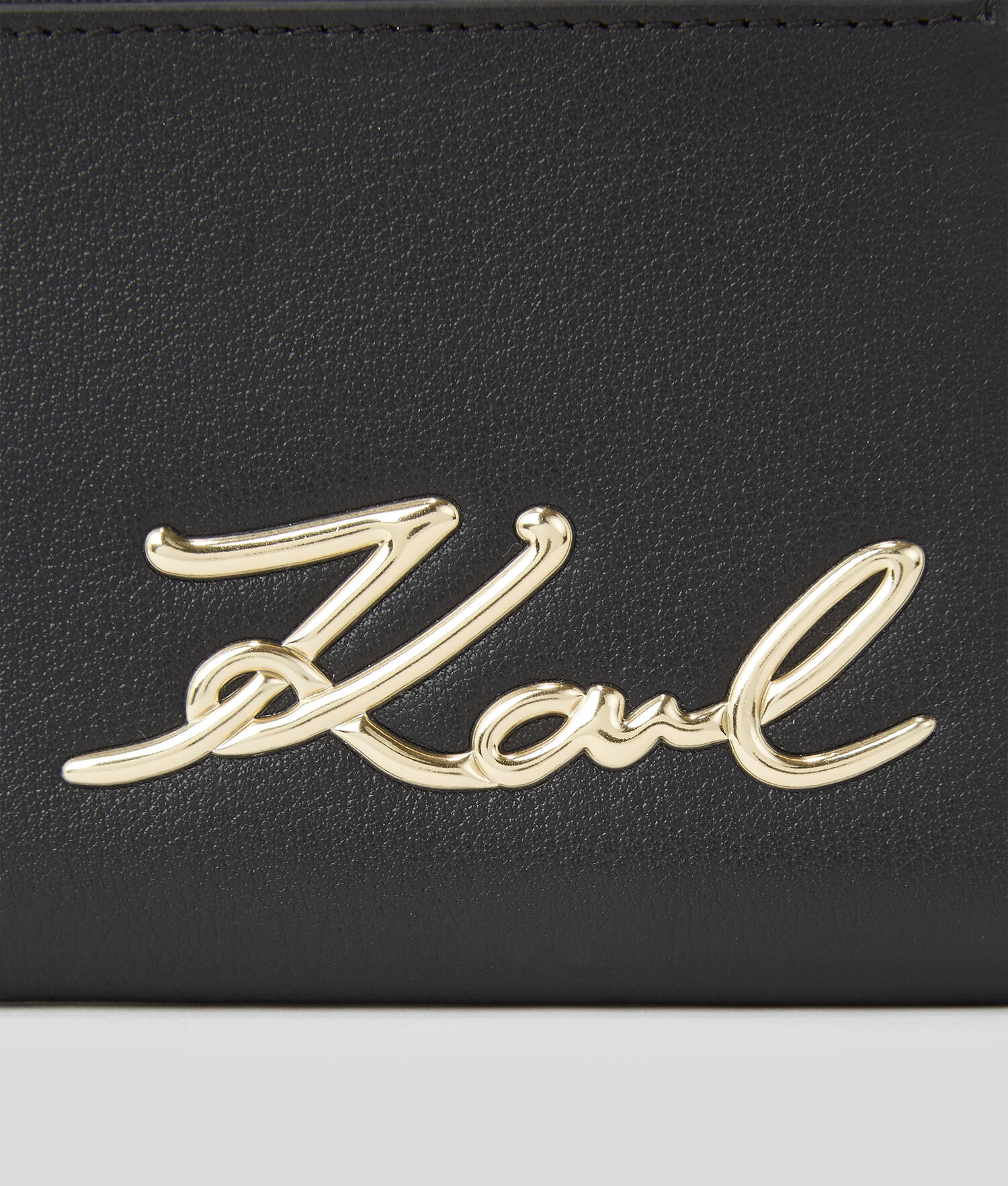 PORTE-CARTES À DEUX VOLETS MINCE K/SIGNATURE
