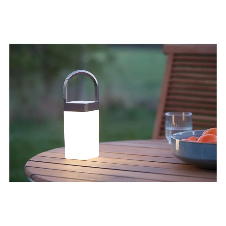 Lexon Lampe portable LED d'extérieur Horizon Hanging | Gris métal