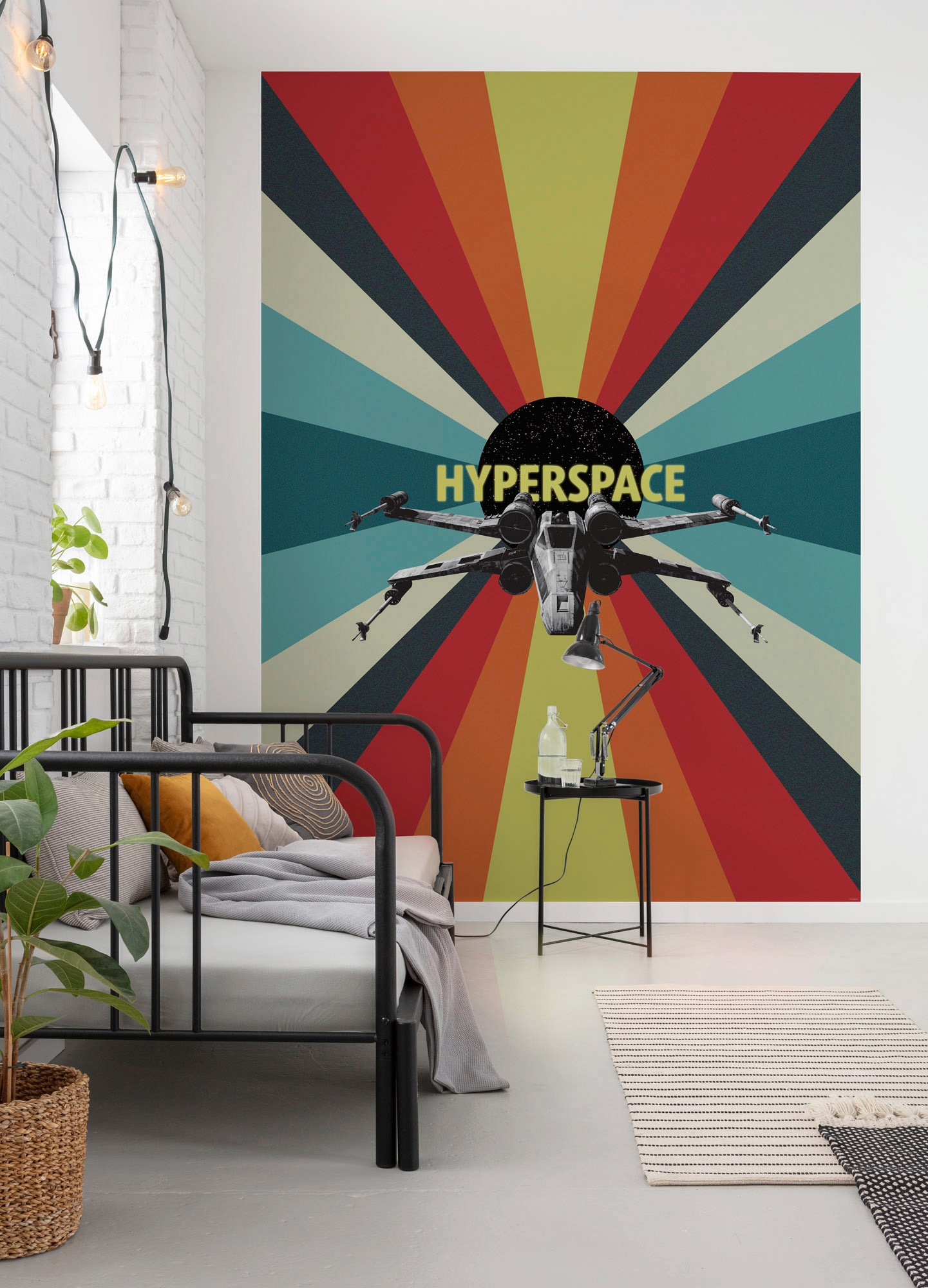 Komar Vliestapete »Digitaldruck Vlies -  Star Wars Hyperspace - Grösse 200 x 280 cm« bedruckt glatt Kinderzimmer