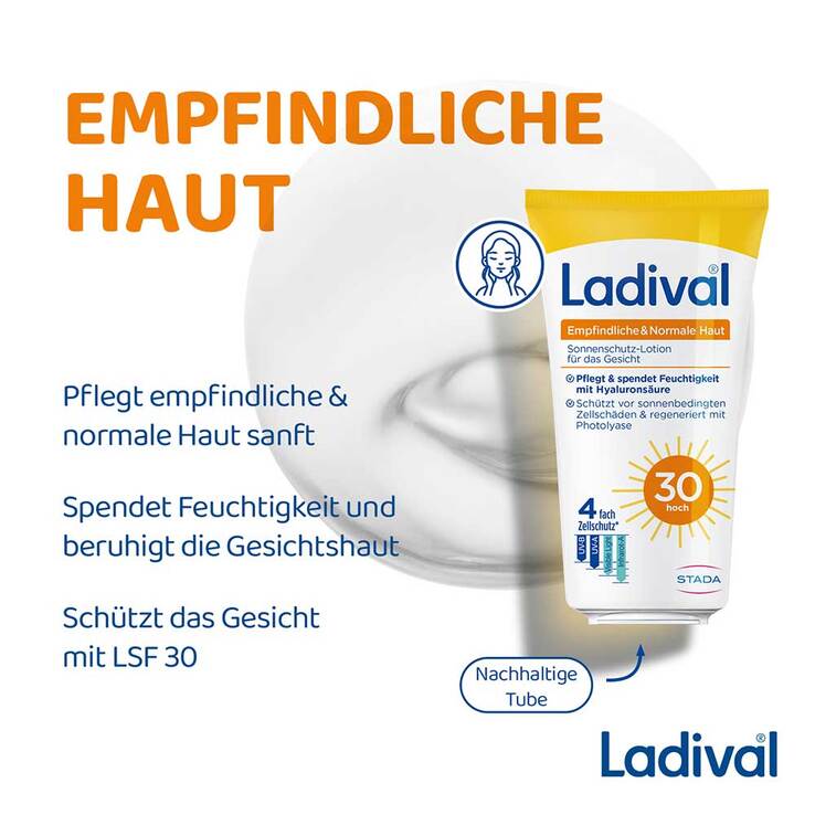 Ladival empfindliche Haut Lotion Gesicht LSF 30, 50 ml
